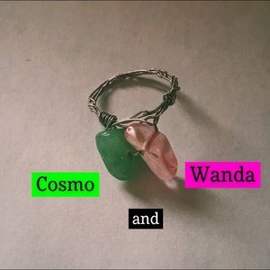 Duo Tone Crystal Ring